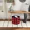 DII® Medium Buffalo Check Round Storage Bin